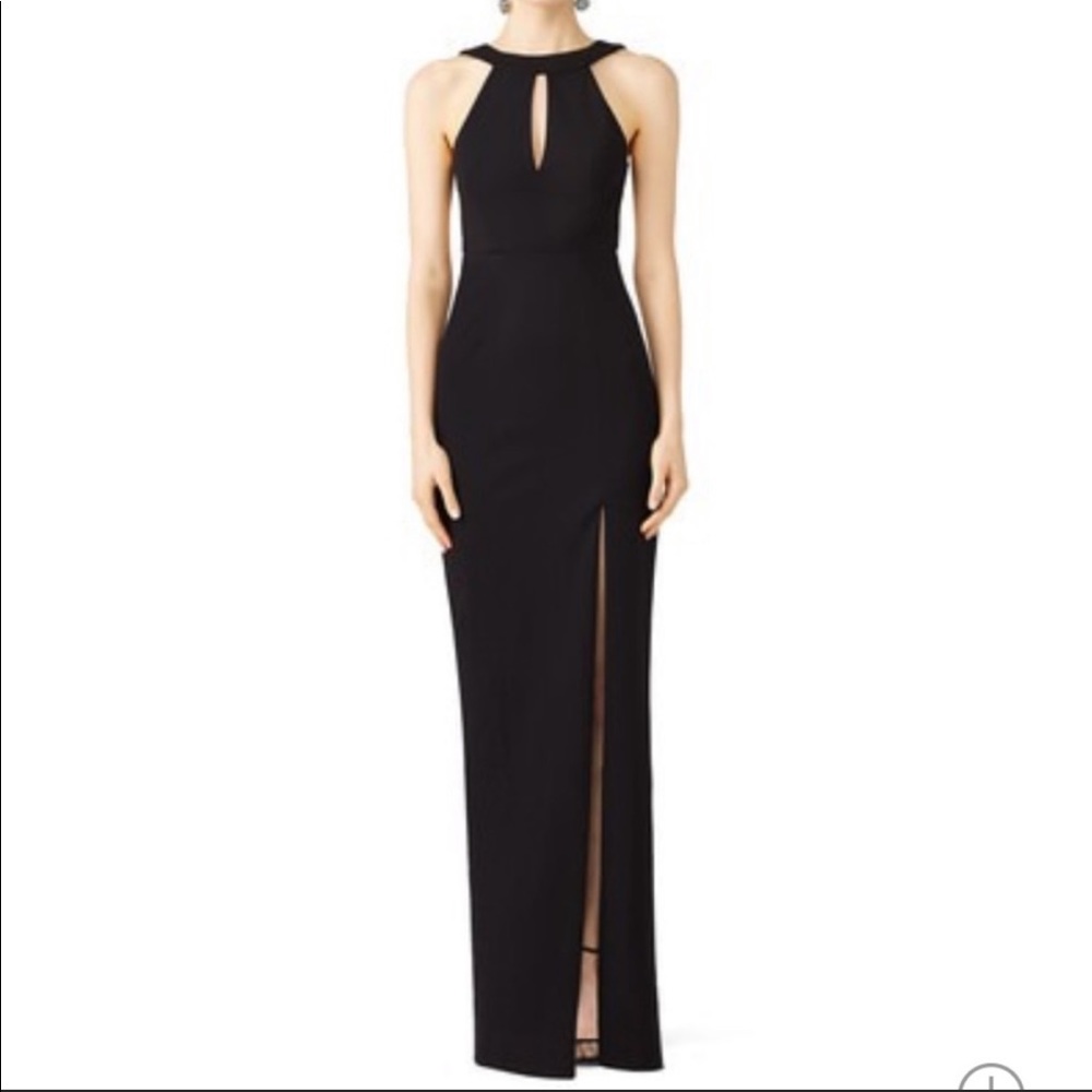 Nicholas Sleek Pointi Split Gown